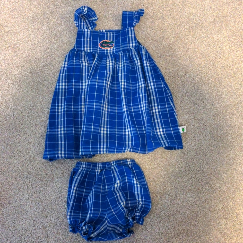 Gator dress with bloomers